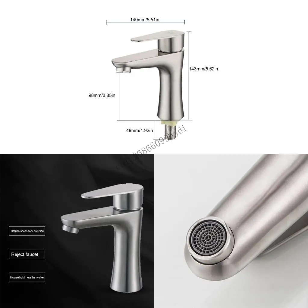 Single Cold Faucet Water Tap with Hose Single Lever Tap Single Hole Bathroom Faucet for Bathroom, Toilet Easy to Use 11UA
Single Cold Faucet Water Tap with Hose Single Lever Tap Single Hole Bathroom Faucet for Bathroom, Toilet Easy to Use 11UA