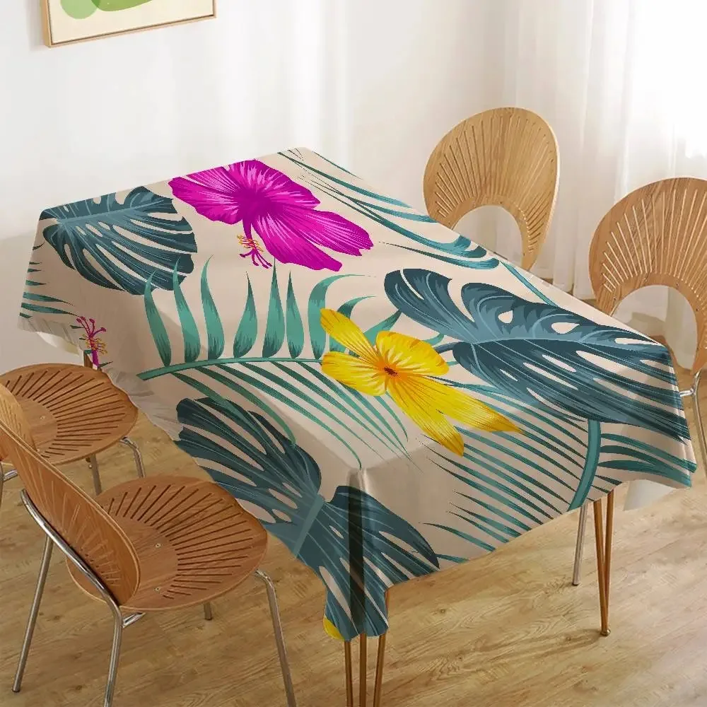 Tropical Flower Tablecloth Waterproof Polyester Picnic Blanket Camping Table Cover Durable Botanical Print Dining Table Decor
Tropical Flower Tablecloth Waterproof Polyester Picnic Blanket Camping Table Cover Durable Botanical Print Dining Table Decor