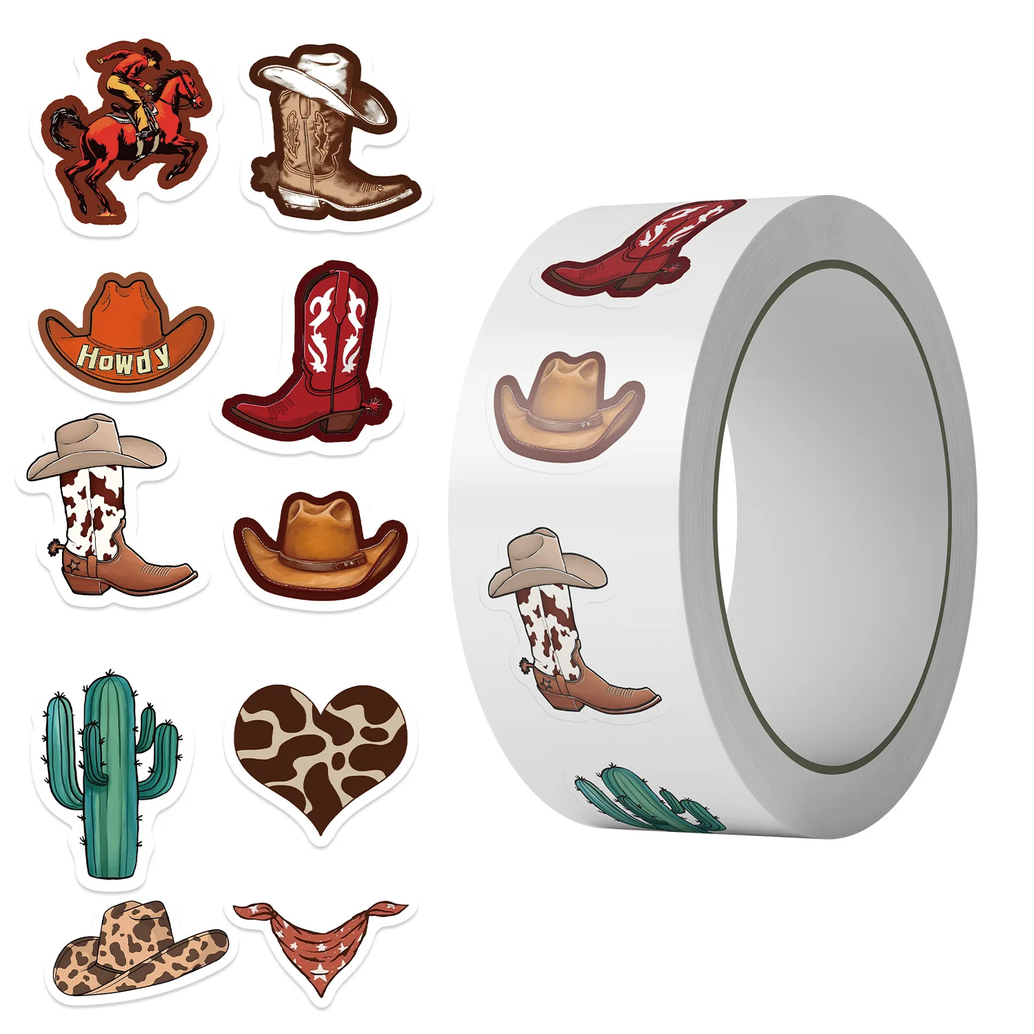 500pcs/Roll Retro Cowboy Cartoon Sealing Stickers DIY PVC Laptop Decals Decoration Reward Gift Toy
500pcs/Roll Retro Cowboy Cartoon Sealing Stickers DIY PVC Laptop Decals Decoration Reward Gift Toy