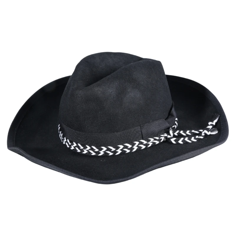 S1Y1 Wool Outback Hat Masquerade Party Hat Roleplaying Costume Hat Travel Headwear
S1Y1 Wool Outback Hat Masquerade Party Hat Roleplaying Costume Hat Travel Headwear