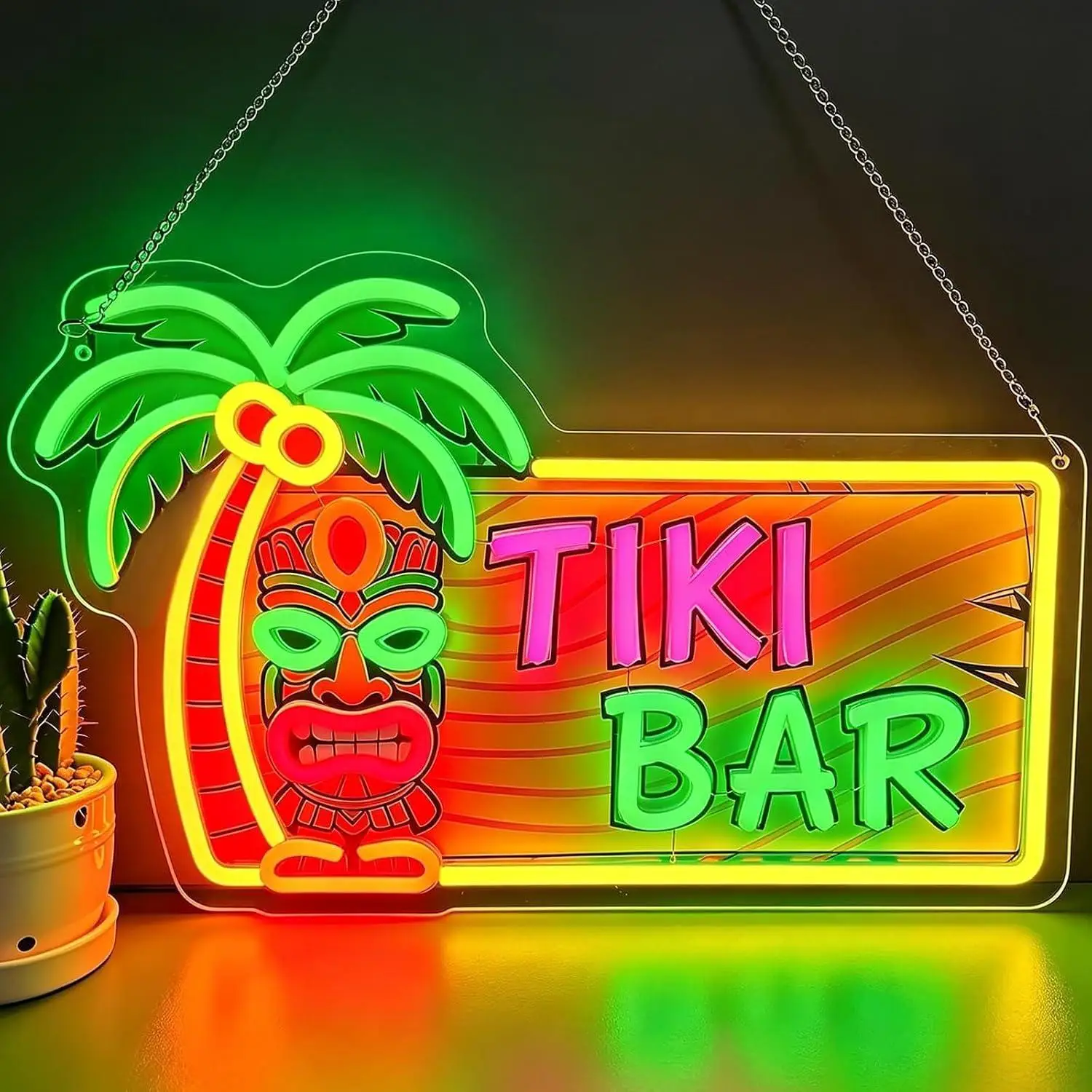 Tiki Bar Neon Sign USB Dimmable LED Lights For Man Cave Pub Tavern Bistro Shop Hawaii Luau Pool Party Home Wall Decoration Gifts
Tiki Bar Neon Sign USB Dimmable LED Lights For Man Cave Pub Tavern Bistro Shop Hawaii Luau Pool Party Home Wall Decoration Gifts