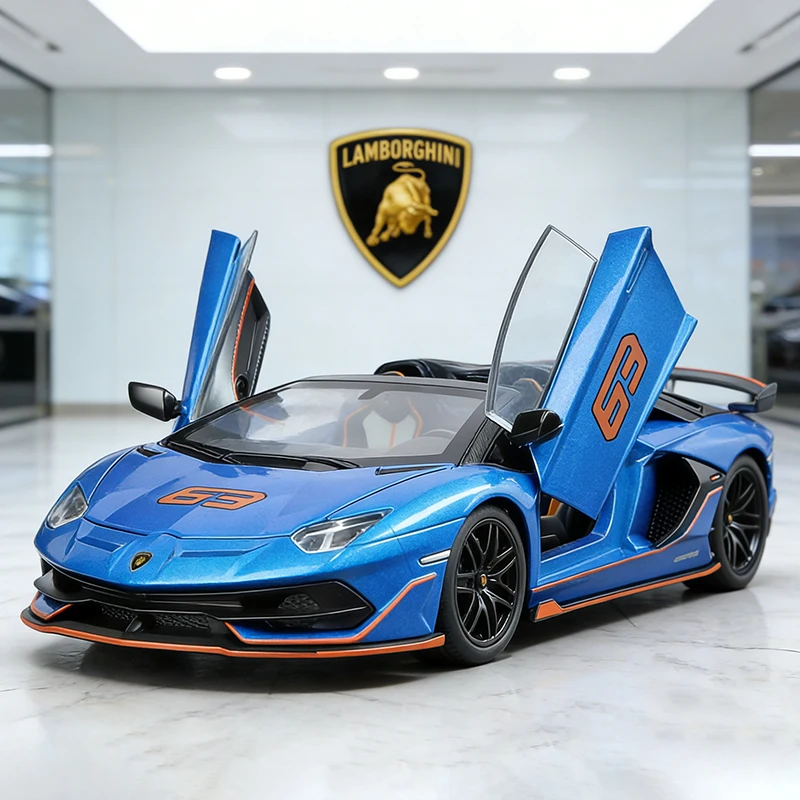 1:32 Lamborghini Aventador SVJ63 Supercar Alloy Car Model Sound and Light Children's Toy Collectibles Birthday Gift
1:32 Lamborghini Aventador SVJ63 Supercar Alloy Car Model Sound and Light Children's Toy Collectibles Birthday Gift