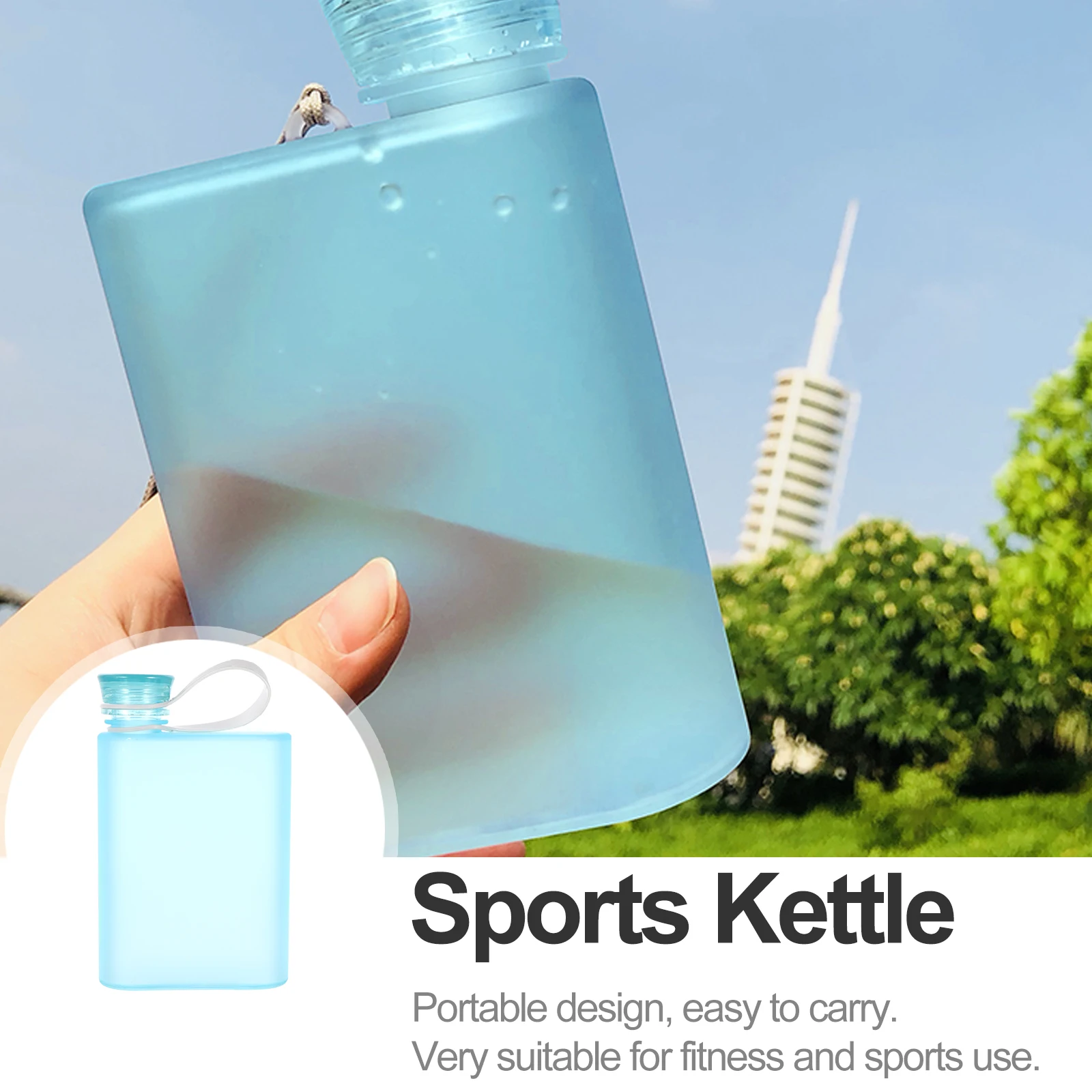 Portable Sports Bottle Outdoor Kettle Blue Drinking Fitness Portable Water Bottle Container Plastic Safe Travel Storage
Portable Sports Bottle Outdoor Kettle Blue Drinking Fitness Portable Water Bottle Container Plastic Safe Travel Storage