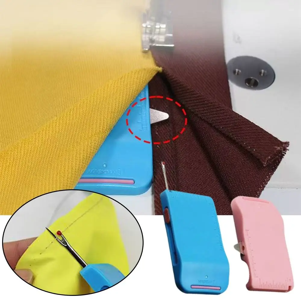 Adjustable Magnetic Sewing Track Built-In Seam Ripper with Measurement Anti-Curling Positioning Tool Seam Guide
Adjustable Magnetic Sewing Track Built-In Seam Ripper with Measurement Anti-Curling Positioning Tool Seam Guide