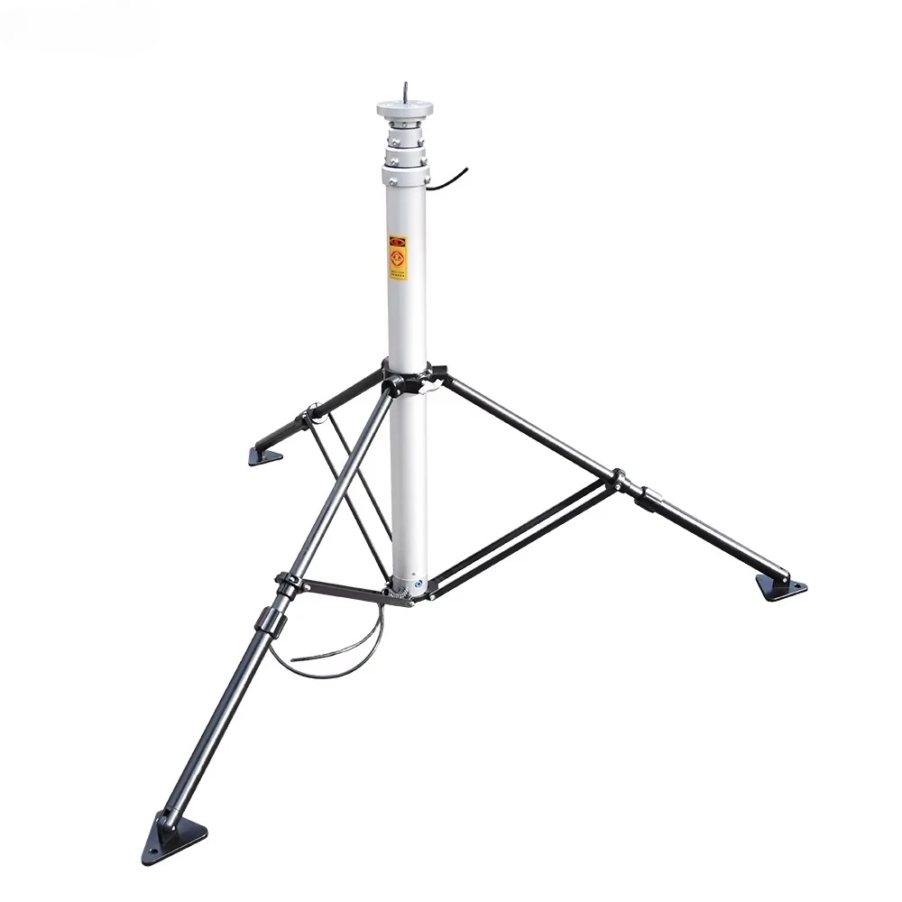 Tripod Stand Lightweight Telescoping Pole Construction Air-Cushioned Aluminum Telescoping Mast
Tripod Stand Lightweight Telescoping Pole Construction Air-Cushioned Aluminum Telescoping Mast