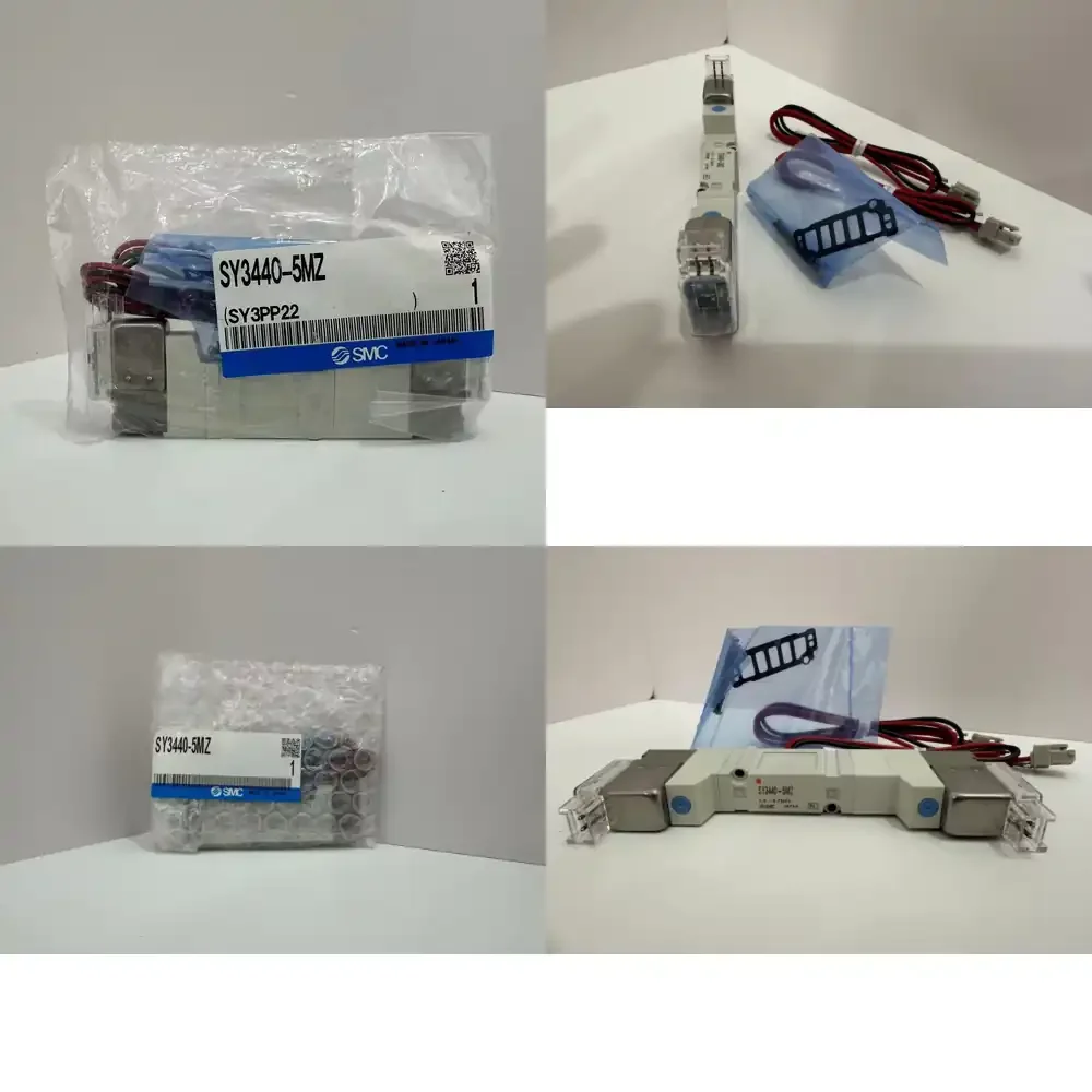 Authentic Original SMC SY3440-5MZ 5 Port Solenoid Valve Base Mounted Single Unit New Electric Air Cylinder 9000 Series
Authentic Original SMC SY3440-5MZ 5 Port Solenoid Valve Base Mounted Single Unit New Electric Air Cylinder 9000 Series
