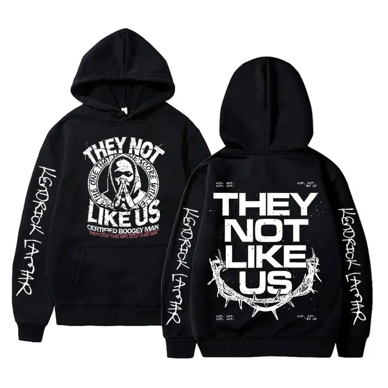 Kendrick Lamar They Not Like Us Hoodie Men Clothing Fleece Retro Oversized Sweatshirt Men's Hip Hop Pop Music Hooded Pullover
Kendrick Lamar They Not Like Us Hoodie Men Clothing Fleece Retro Oversized Sweatshirt Men's Hip Hop Pop Music Hooded Pullover