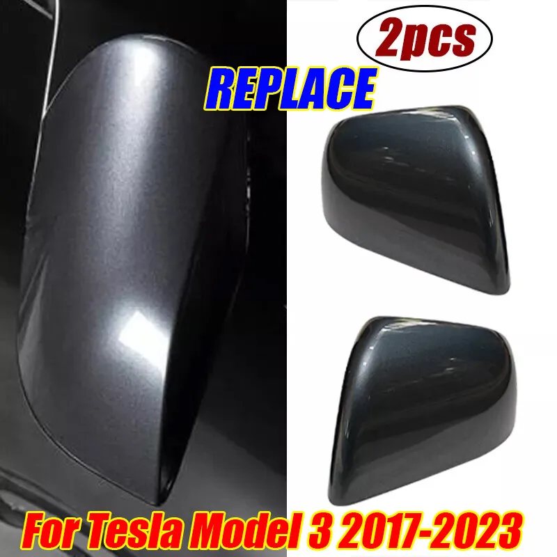 Глянцевое серое боковое зеркало автомобиля для Tesla Model 3 2017-2023, крышка, замена ABS 
Глянцевое серое боковое зеркало автомобиля для Tesla Model 3 2017-2023, крышка, замена ABS