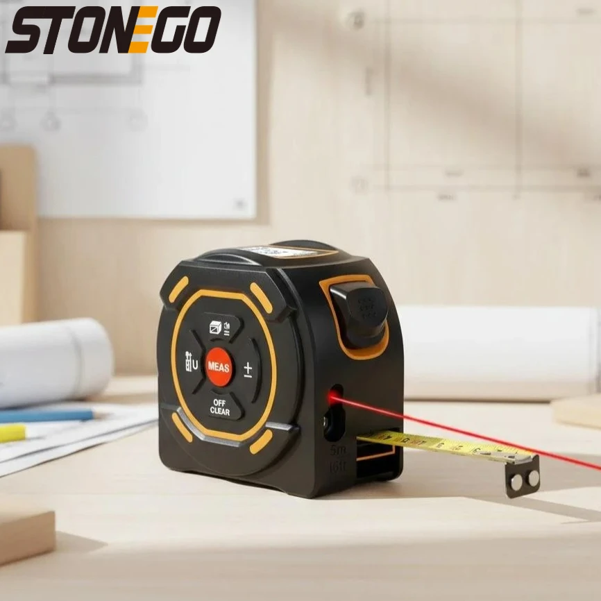 2 in 1 Laser Tape Measure Digital High Precision Rangefinder Steel Measuring Tool 131 197ft 1PC
2 in 1 Laser Tape Measure Digital High Precision Rangefinder Steel Measuring Tool 131 197ft 1PC