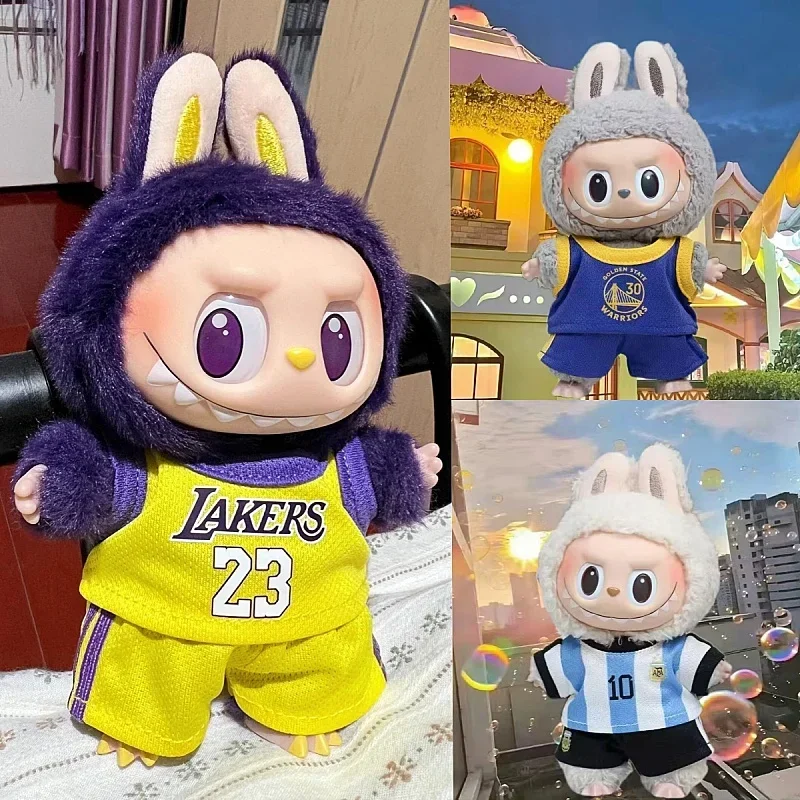 Sale Only Selling Clothes 17cm First Second Generation Labubu Basketball Clothes Cute Doll Decoration Handmade Doll Clothes Gift
Sale Only Selling Clothes 17cm First Second Generation Labubu Basketball Clothes Cute Doll Decoration Handmade Doll Clothes Gift