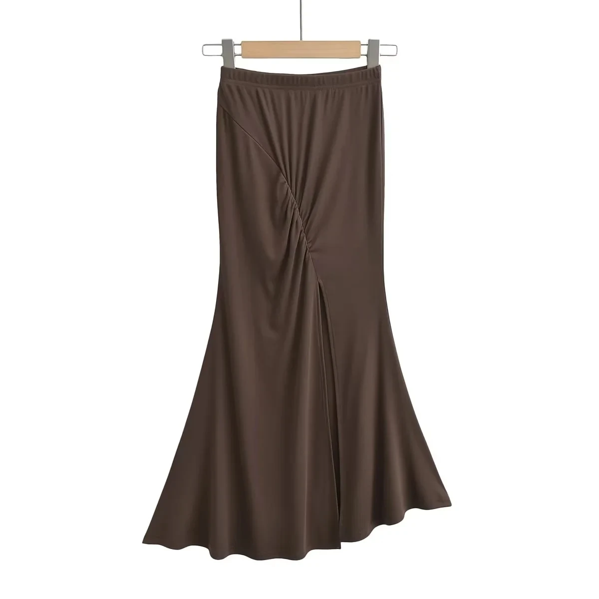 2023 High Waist Slimming Fish Tail Long Black Sexy Split Half-length Skirt Women's Commute Pure Color Mid-length Skirt
2023 High Waist Slimming Fish Tail Long Black Sexy Split Half-length Skirt Women's Commute Pure Color Mid-length Skirt