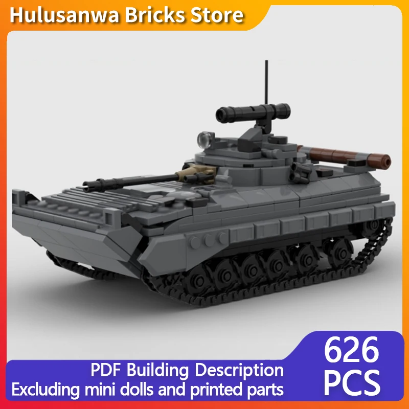 BMP 2 Modern Military Tanks Model MOC Building Bricks War Equipment Modular Technology Gifts Holiday Assemble Children Toys Suit
BMP 2 Modern Military Tanks Model MOC Building Bricks War Equipment Modular Technology Gifts Holiday Assemble Children Toys Suit
