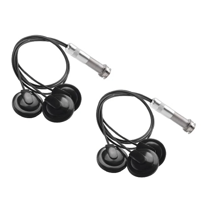 2Pcs Guitar Pickup Piezo Contact Microphone Pickup 3 Transducer Pickup System For Acoustic 6.35Mm Jack (Black)
2Pcs Guitar Pickup Piezo Contact Microphone Pickup 3 Transducer Pickup System For Acoustic 6.35Mm Jack (Black)