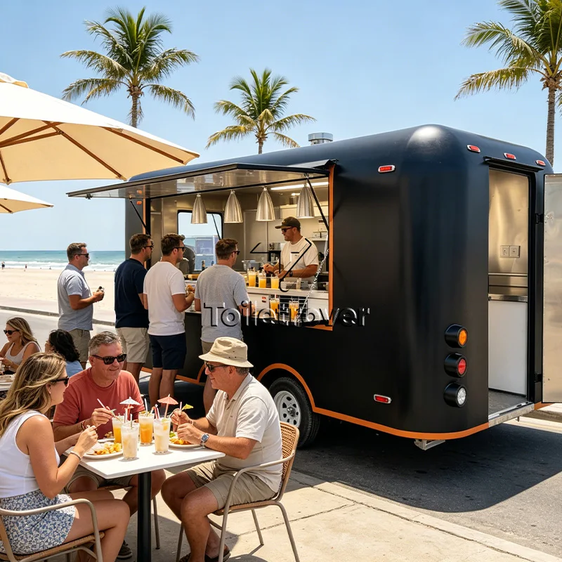 Customized Food Trailer Mobile Food Kiosk Truck Mobile Kitchen Trailer for Hamburger Cart Fast Food Truck with DOT Certification
Customized Food Trailer Mobile Food Kiosk Truck Mobile Kitchen Trailer for Hamburger Cart Fast Food Truck with DOT Certification