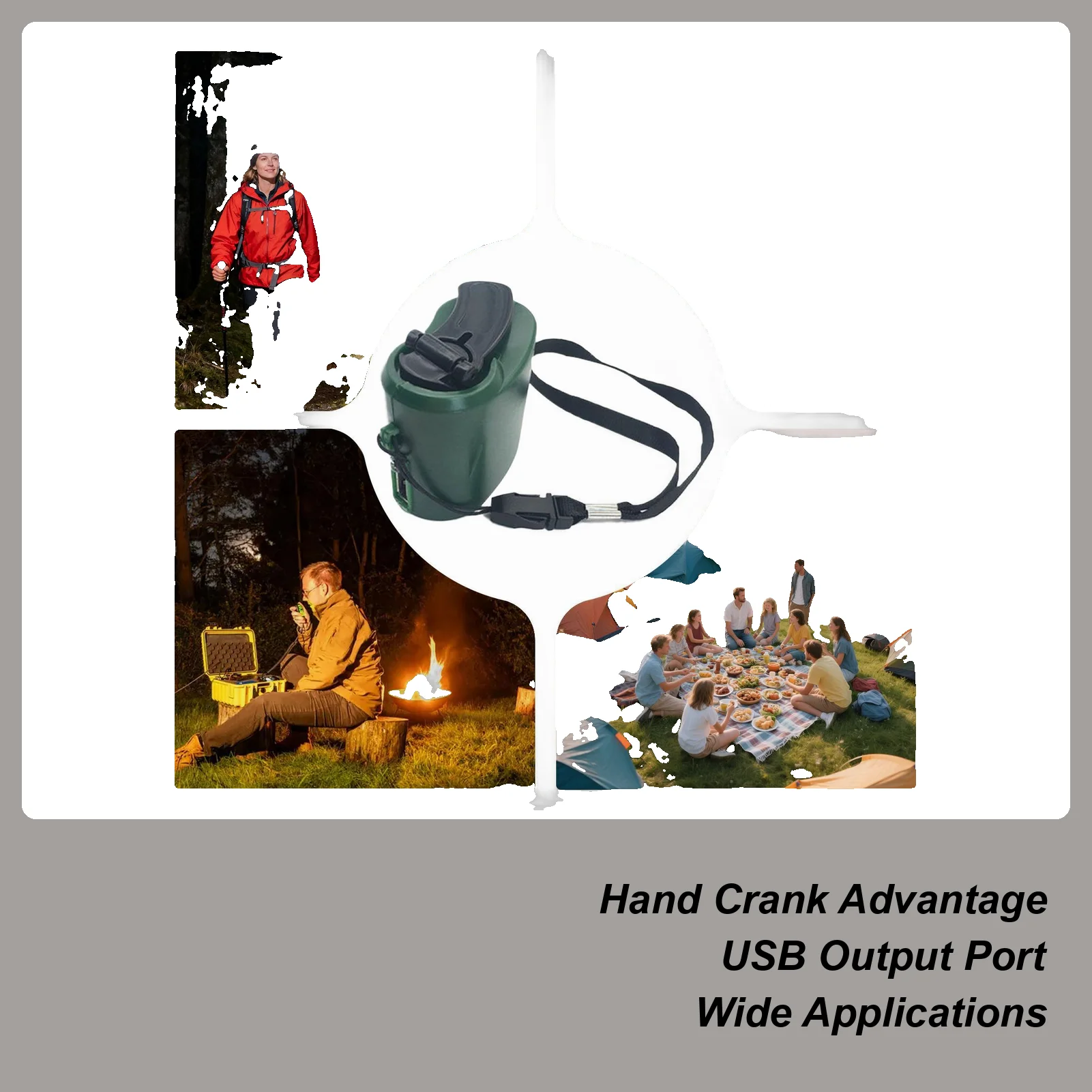 Hand Crank Cell Phone Charger Cellphone Power Supply Camping Smartphone Charger For Camping Home Survival Preparedness Outage
Hand Crank Cell Phone Charger Cellphone Power Supply Camping Smartphone Charger For Camping Home Survival Preparedness Outage