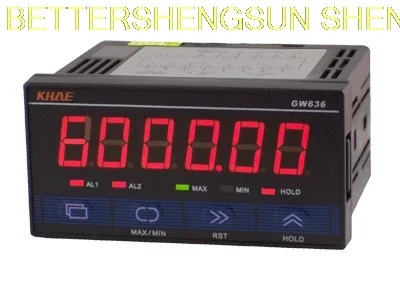 GW636 pulse meter / counter / tachometer / wire speed meter / frequency meter, /RS485 communication, MODBUS protocol
GW636 pulse meter / counter / tachometer / wire speed meter / frequency meter, /RS485 communication, MODBUS protocol