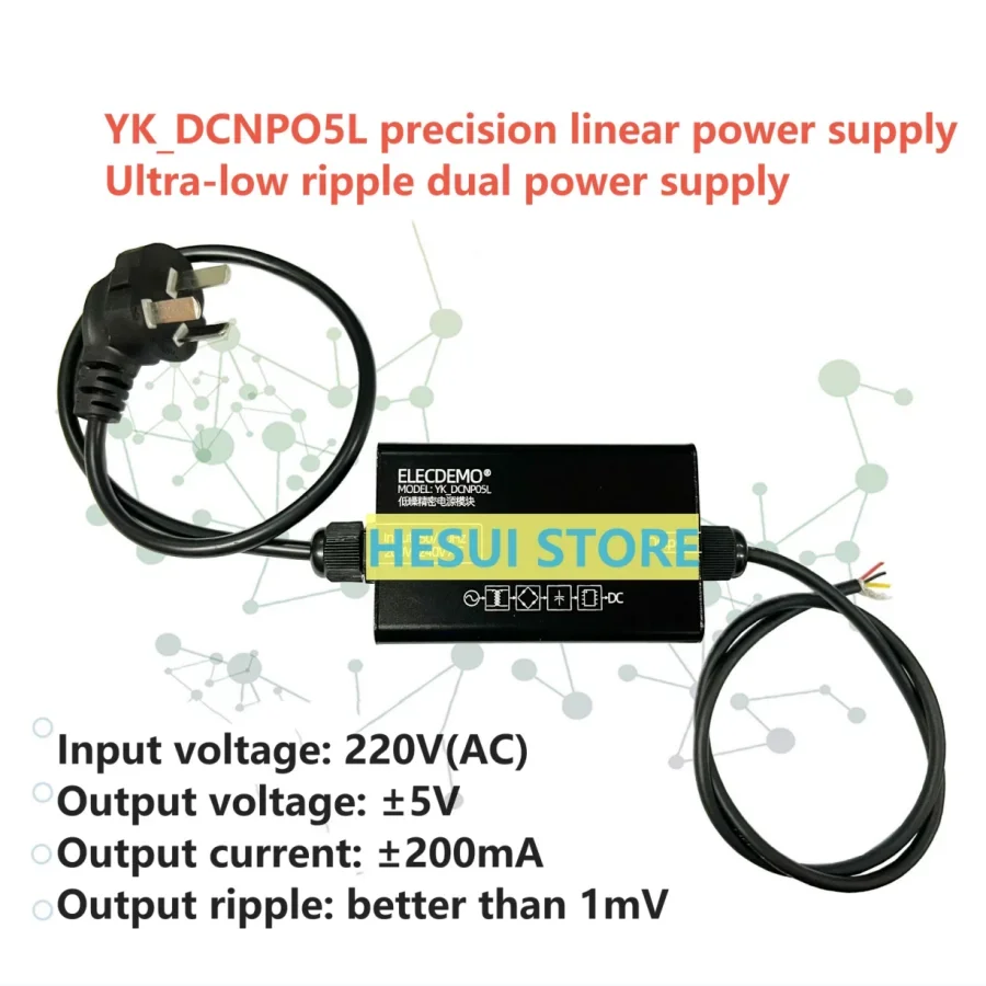 AC-DC linear power supply 220V to positive and negative 5V dual power supply module 1mV ultra-low ripple for precision equipment
AC-DC linear power supply 220V to positive and negative 5V dual power supply module 1mV ultra-low ripple for precision equipment