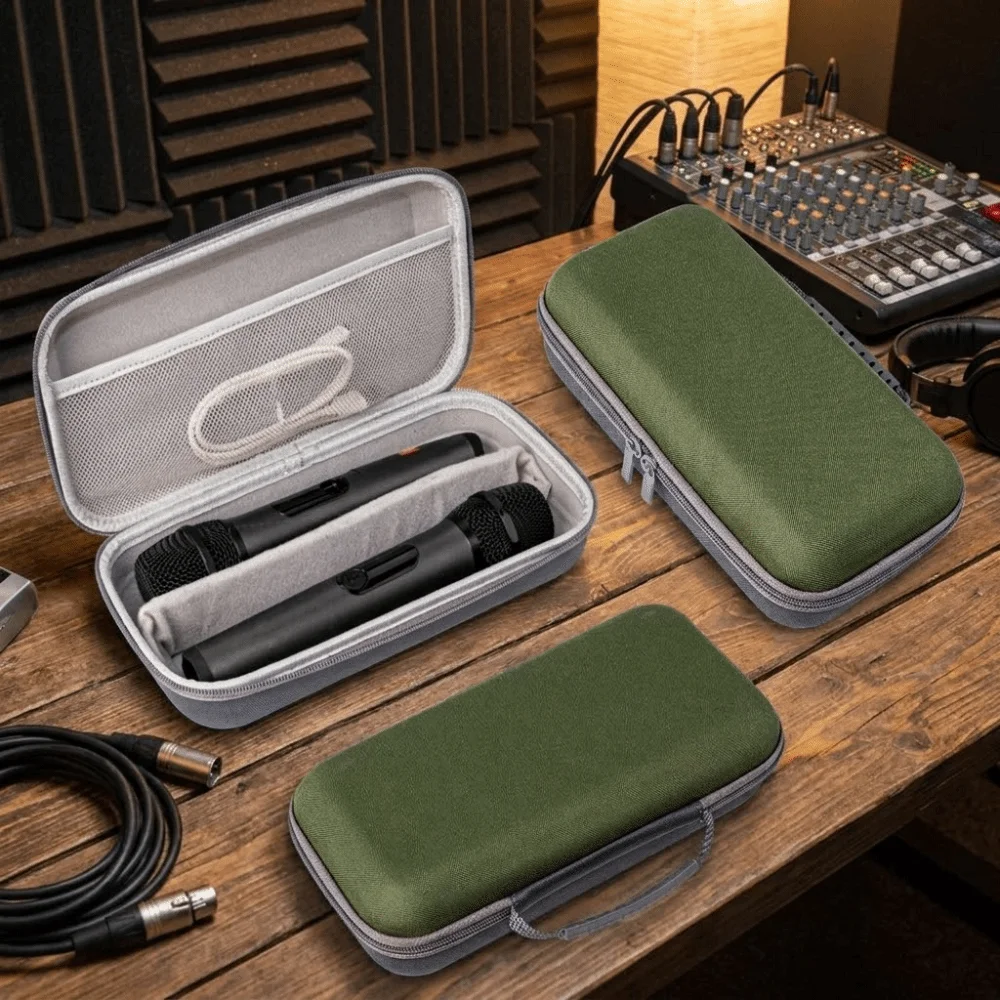 Hard Shell Microphone Storage Bag Water-Resistant Adjustable Microphone Carrying Case Drop Proof Handheld Mic Travel Bag
Hard Shell Microphone Storage Bag Water-Resistant Adjustable Microphone Carrying Case Drop Proof Handheld Mic Travel Bag