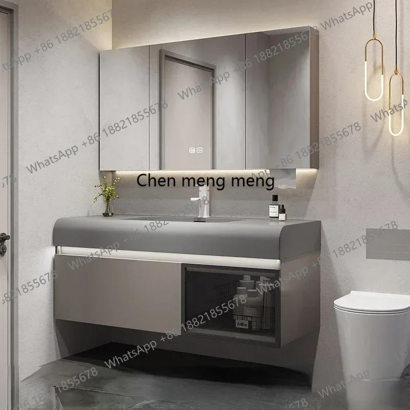 Luxury Simple Slate Bathroom Cabinet Slate Integrated Washbasin Solid Wood Bathroom Sink Vanity Cabinet Bathroom Furniture
Luxury Simple Slate Bathroom Cabinet Slate Integrated Washbasin Solid Wood Bathroom Sink Vanity Cabinet Bathroom Furniture