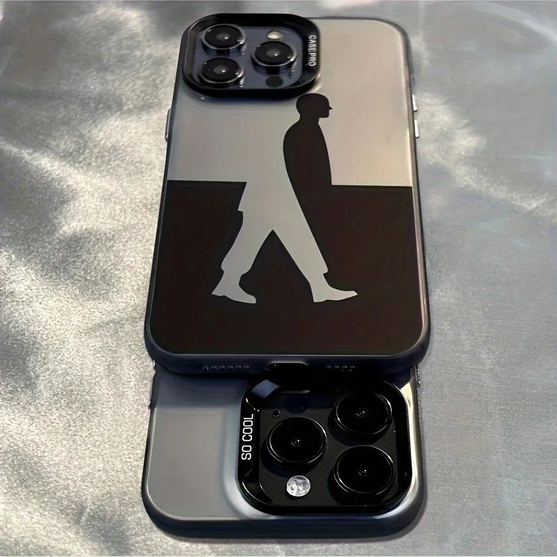 Black walking men's mobile phone case suitable for iPhone 17 16 15 14 13 12 11 Pro/ Max /Plus anti-fall and shockproof
Black walking men's mobile phone case suitable for iPhone 17 16 15 14 13 12 11 Pro/ Max /Plus anti-fall and shockproof