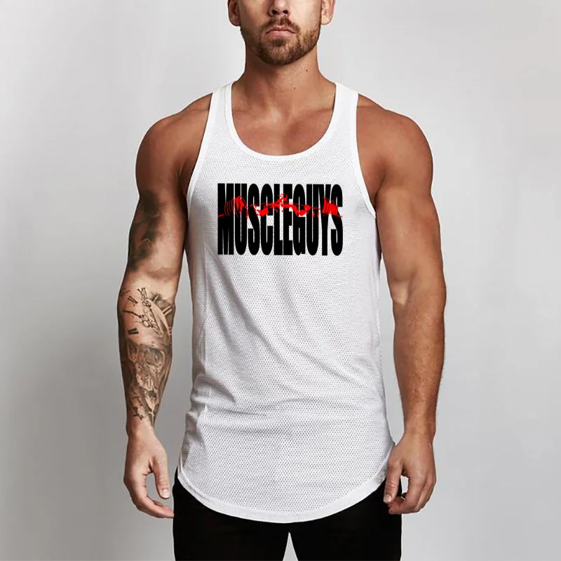 Mens Workout Mesh Quick Dry Vests Gym Bodybuilding Fitness Muscle Sleeveless Shirts Summer Breatbable Slim Fit Sport Tank Tops
Mens Workout Mesh Quick Dry Vests Gym Bodybuilding Fitness Muscle Sleeveless Shirts Summer Breatbable Slim Fit Sport Tank Tops