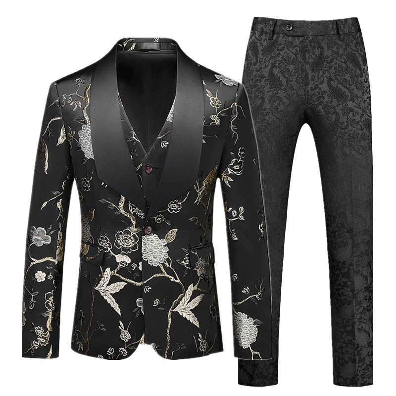 Blue Men's Suit 3-piece (Jacket+Vest+Pants) Wedding Party Slim Dress Coat and Trousers Waistcoat Asian Size M-6XL
Blue Men's Suit 3-piece (Jacket+Vest+Pants) Wedding Party Slim Dress Coat and Trousers Waistcoat Asian Size M-6XL