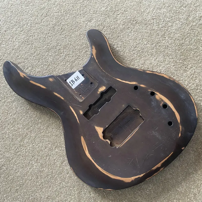 IB611 Vintages Color Unfinished Active Pickups Electric Bass Body in Solid Wood with Damages for Jazz Bass Replace and DIY
IB611 Vintages Color Unfinished Active Pickups Electric Bass Body in Solid Wood with Damages for Jazz Bass Replace and DIY
