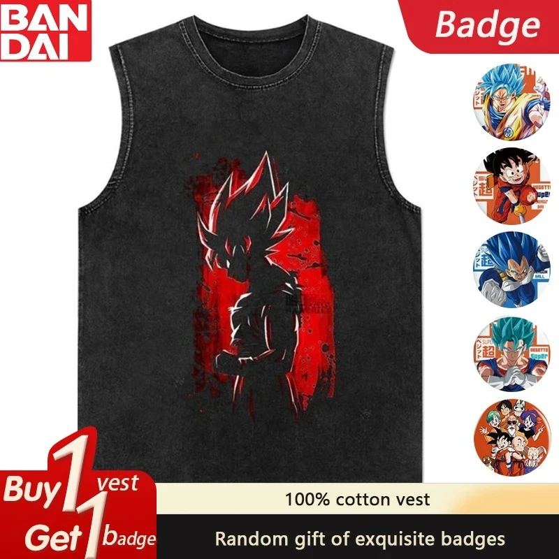 2025 Latest Dragon Ball Animation Washed Old American Cotton Vest Casual Loose Summer Heavy Men's Retro Vest
2025 Latest Dragon Ball Animation Washed Old American Cotton Vest Casual Loose Summer Heavy Men's Retro Vest