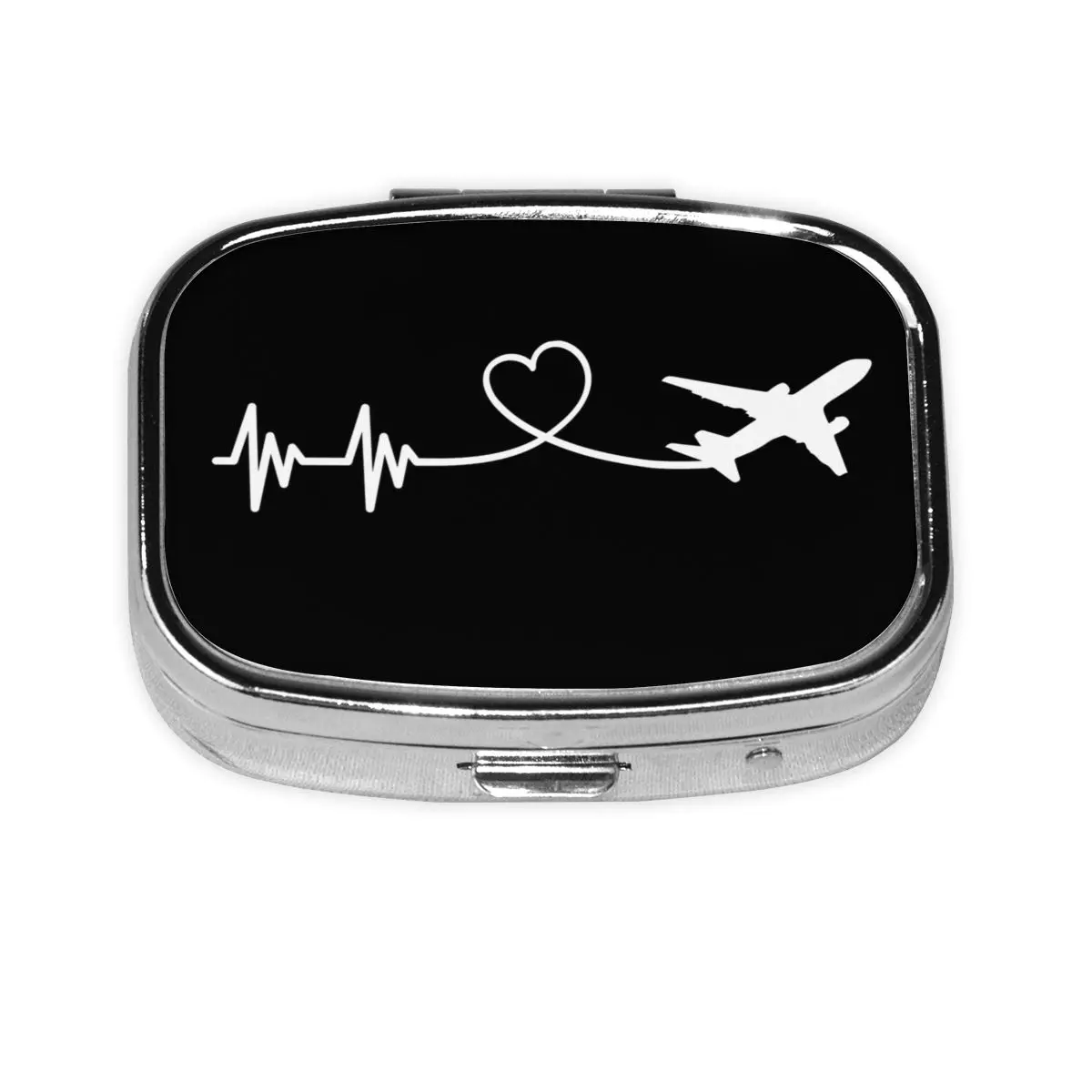 Custom Airplane Pilot Heartbeat Square Pills Boxes Aviation Aviator Gift Mini Metal Pill Container Medicine Box Dispenser 
Custom Airplane Pilot Heartbeat Square Pills Boxes Aviation Aviator Gift Mini Metal Pill Container Medicine Box Dispenser