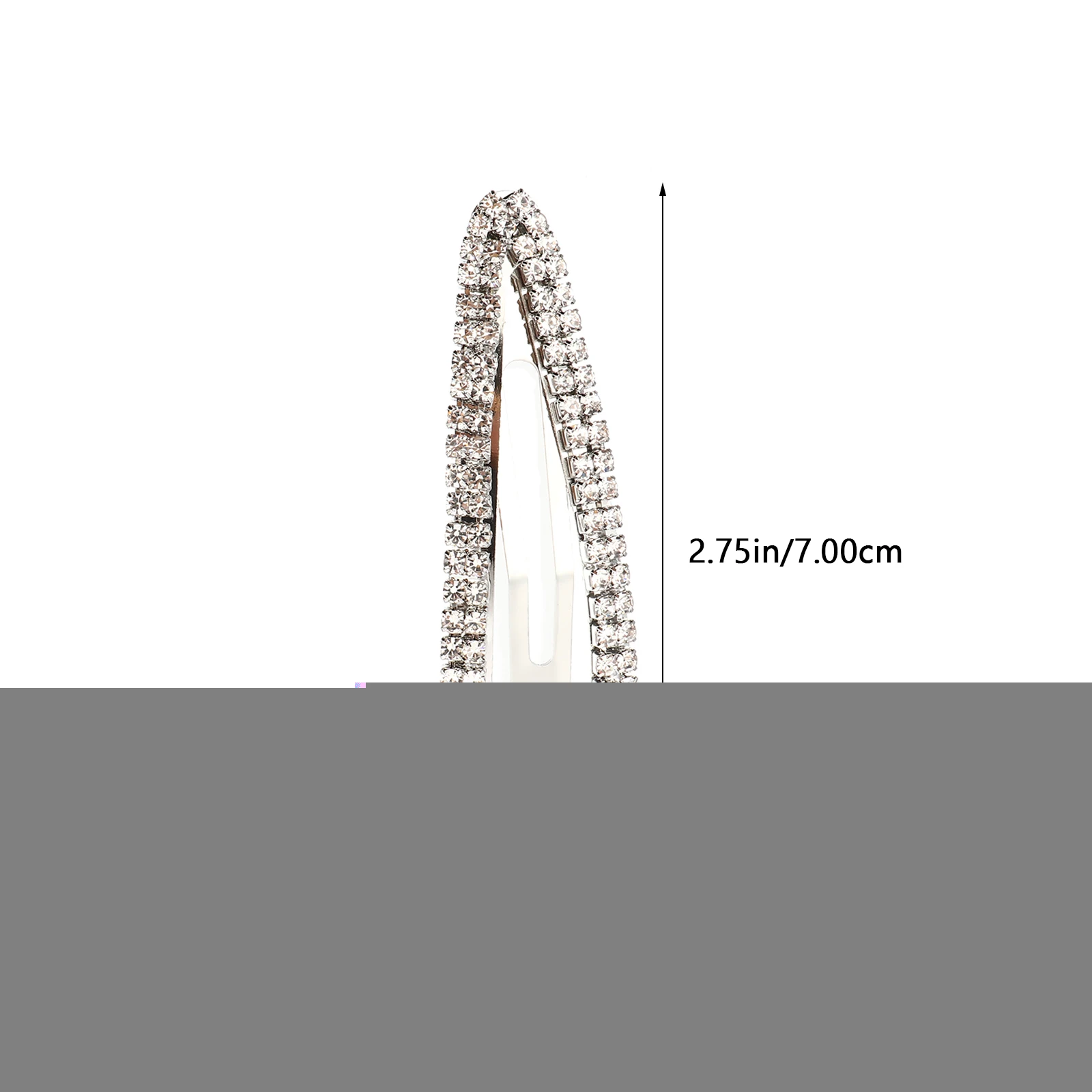 2 Pcs Rhinestone Metal Hair Clips Crystal Barrette Hairpin Decorations for Women Girls Wedding Birthday Prom Parties
2 Pcs Rhinestone Metal Hair Clips Crystal Barrette Hairpin Decorations for Women Girls Wedding Birthday Prom Parties