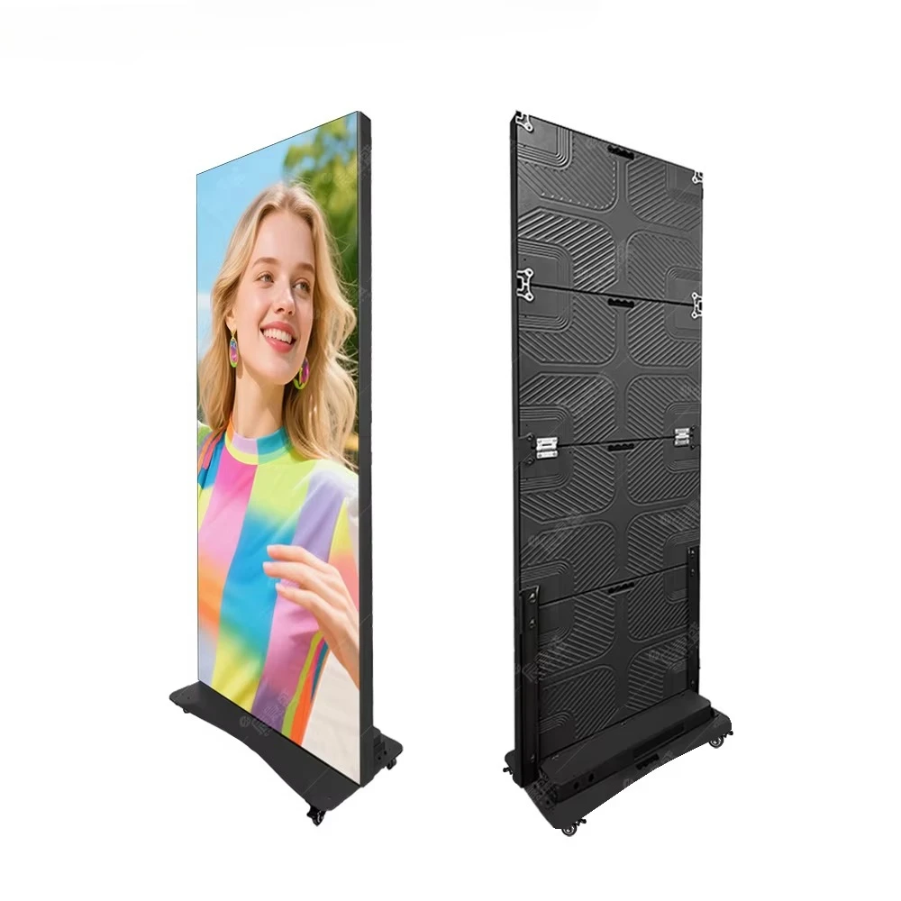 Outdoor Indoor Movable Waterproof Foldable Digital Advertising Stand LED Poster Display Screen SDK For Store Business
Outdoor Indoor Movable Waterproof Foldable Digital Advertising Stand LED Poster Display Screen SDK For Store Business