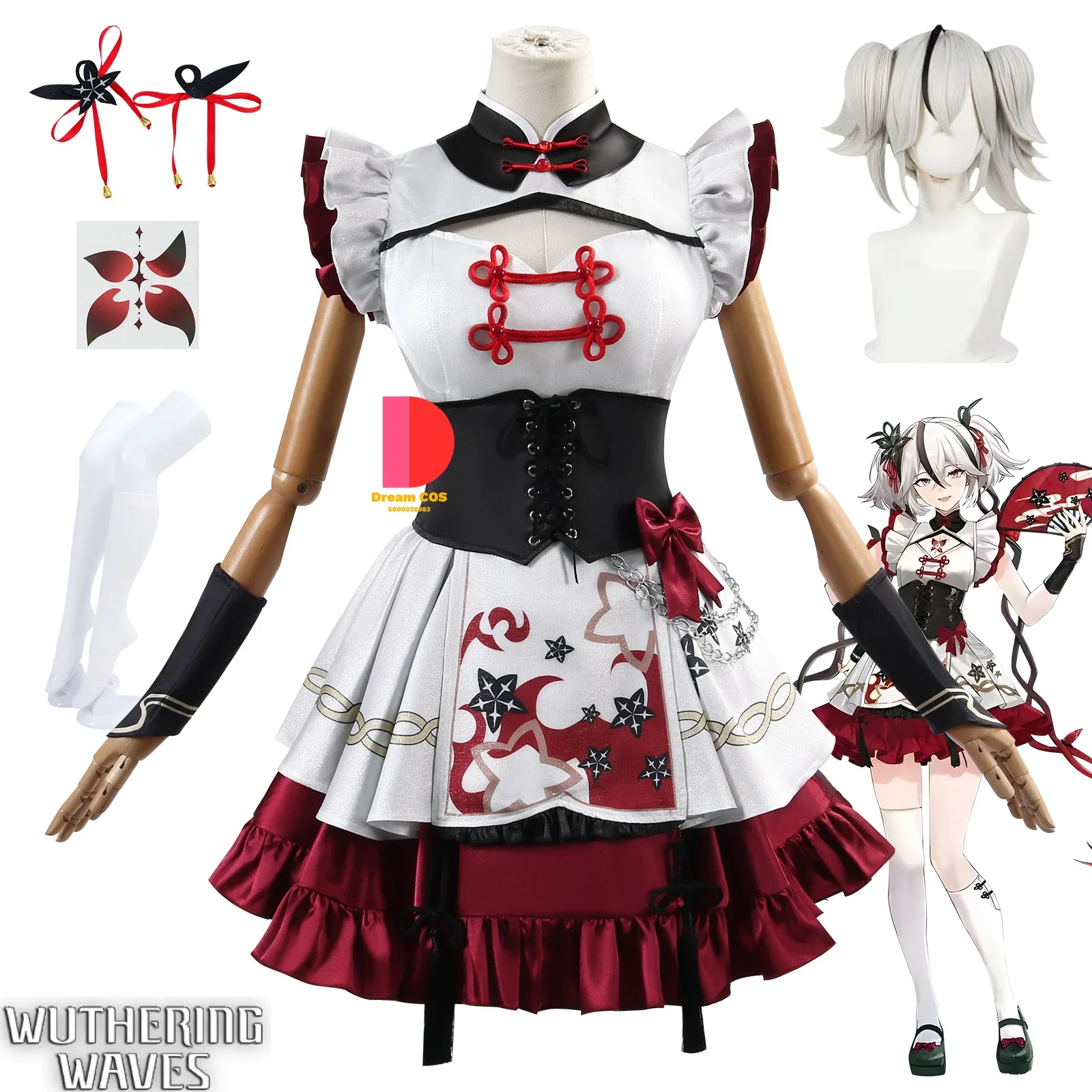 In Stock Game Wuthering Waves Chun Costume Cosplay for Women West Lake Outfit Suit Uniform Dress Anime Clothes Comic-Con Set
In Stock Game Wuthering Waves Chun Costume Cosplay for Women West Lake Outfit Suit Uniform Dress Anime Clothes Comic-Con Set