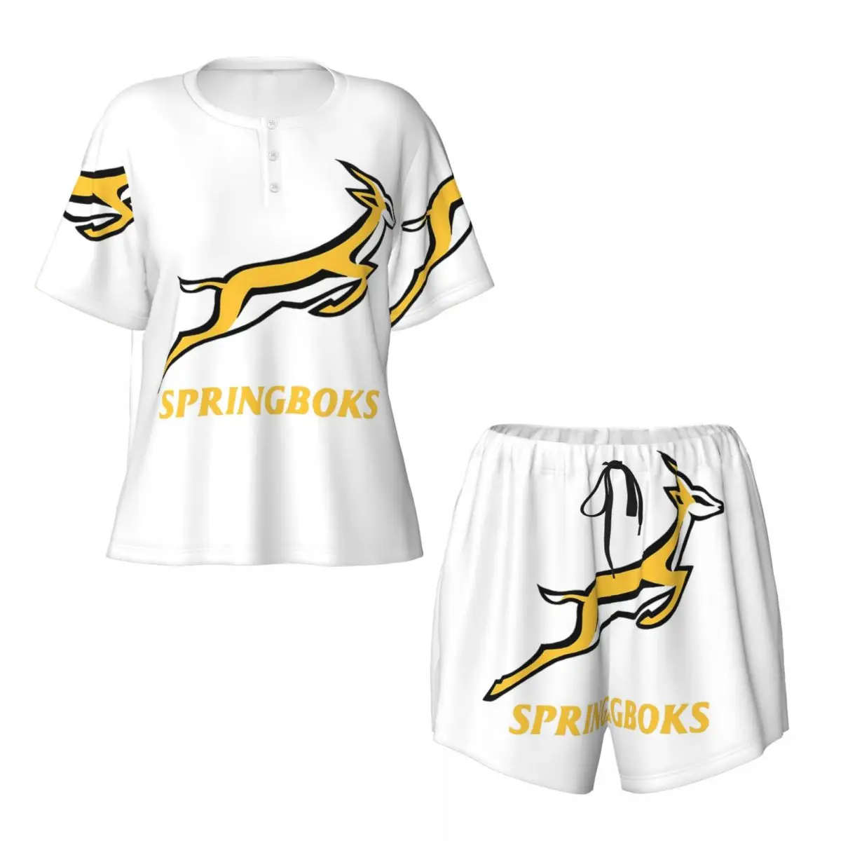 Springbok Round Neck Short Sleeves Nightdress for Sleeping Sleepshirts Women Loose Pajama Set Short Pants
Springbok Round Neck Short Sleeves Nightdress for Sleeping Sleepshirts Women Loose Pajama Set Short Pants