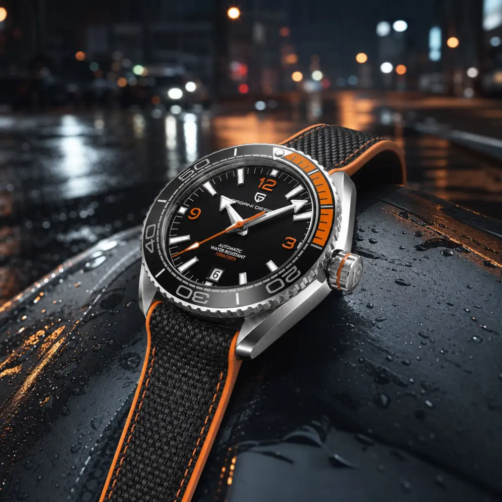 PAGANI DESIGN 2026 New PD-1679 Men's Watch Japan 8215 Movement Mechanical Watch Sapphire Glass 100M Waterproof Automatic Watches
PAGANI DESIGN 2026 New PD-1679 Men's Watch Japan 8215 Movement Mechanical Watch Sapphire Glass 100M Waterproof Automatic Watches
