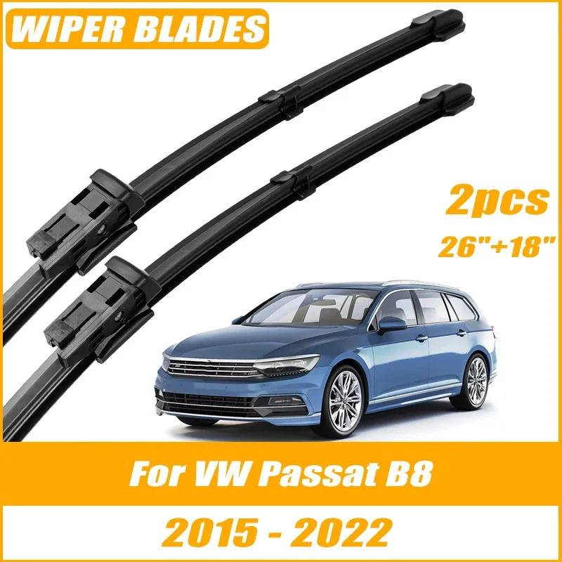 2pcs Wiper Front Wiper Blades For VW Passat B8 2015-2022 Windshield Windscreen Clean Window Car Rain Brushes 26"+18"
2pcs Wiper Front Wiper Blades For VW Passat B8 2015-2022 Windshield Windscreen Clean Window Car Rain Brushes 26"+18"