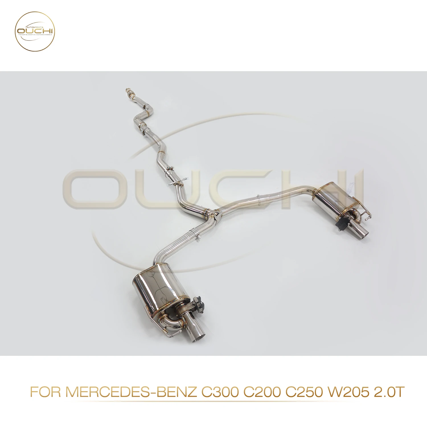 Выхлопная система OUCHI Catback для Mercedes Benz C200 C250 C300 W205 2.0T: Агрессивный звук, глубокий и громкий звучание, нержавеющая сталь, простая установка.
Выхлопная система OUCHI Catback для Mercedes Benz C200 C250 C300 W205 2.0T: Агрессивный звук, глубокий и громкий звучание, нержавеющая сталь, простая установка.