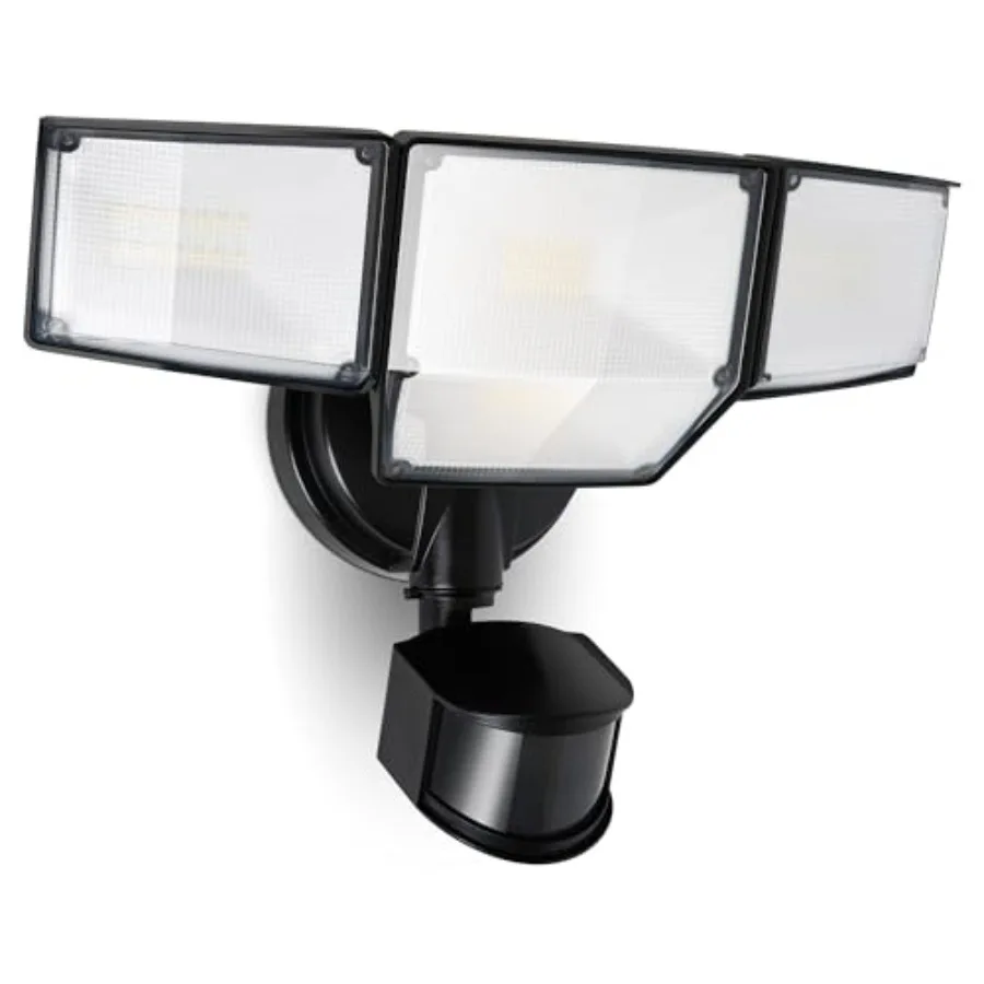 80W 9000LM LED Security Light Hardwire Motion Sensor Outdoor Lights 4 Head LED Flood Lights Outdoor 5000K Daylight IP65 Waterpr
80W 9000LM LED Security Light Hardwire Motion Sensor Outdoor Lights 4 Head LED Flood Lights Outdoor 5000K Daylight IP65 Waterpr