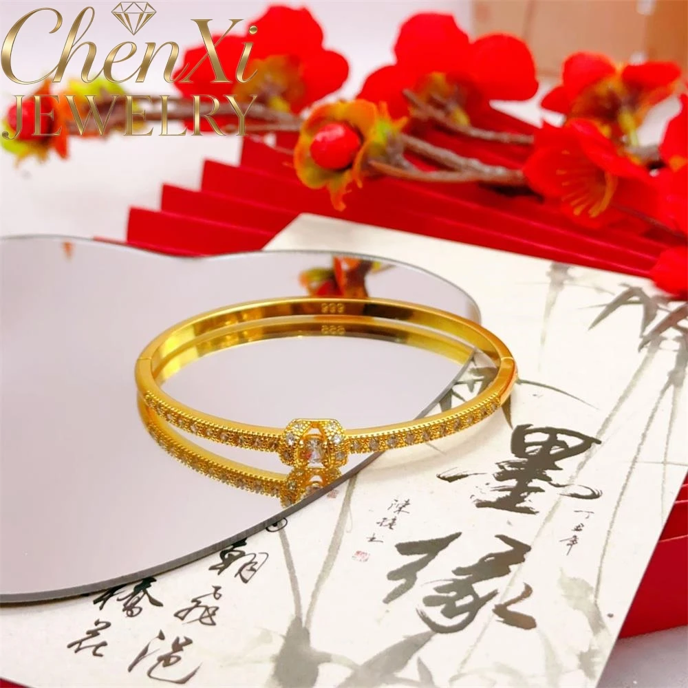 High-End Sand Gold Frosted Pattern Angel Eye Bracelet Luxury Quality Fashion Fine Jewelry Exquisite Elegant Popular Charms Gift
High-End Sand Gold Frosted Pattern Angel Eye Bracelet Luxury Quality Fashion Fine Jewelry Exquisite Elegant Popular Charms Gift