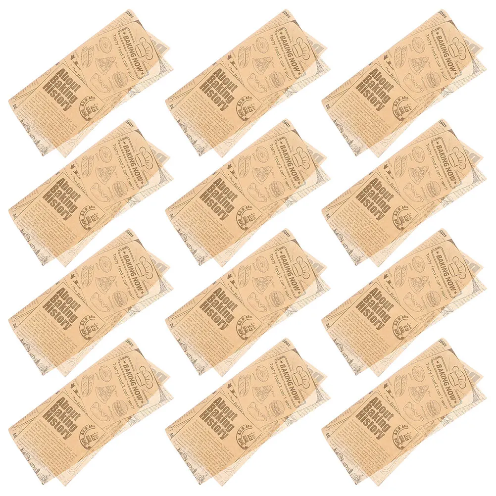 100pcs 100 Sheets Chicken Roll Wrapping Paper Hamburger Greaseproof Food Packaging Baking Parchment Sheets Non Stick Reusable
100pcs 100 Sheets Chicken Roll Wrapping Paper Hamburger Greaseproof Food Packaging Baking Parchment Sheets Non Stick Reusable