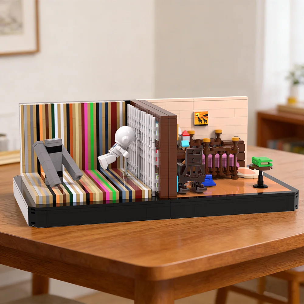 MOC Interstellar Murph's Room Building Blocks Sci-Fi Movie Tesseract Bookshelf Gravity Scene Bricks Toy Adult Gift For Fans
MOC Interstellar Murph's Room Building Blocks Sci-Fi Movie Tesseract Bookshelf Gravity Scene Bricks Toy Adult Gift For Fans