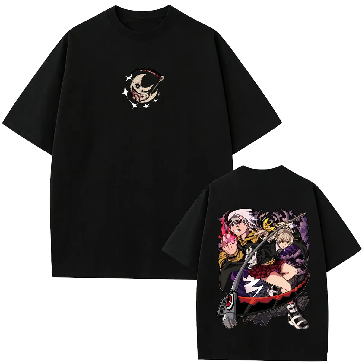 Hot Sale Anime Soul Eater Maka Albarn Soul Evans Graphic T-shirt Male Retro Manga T Shirts Men Women Fashon Oversized Streetwear
Hot Sale Anime Soul Eater Maka Albarn Soul Evans Graphic T-shirt Male Retro Manga T Shirts Men Women Fashon Oversized Streetwear