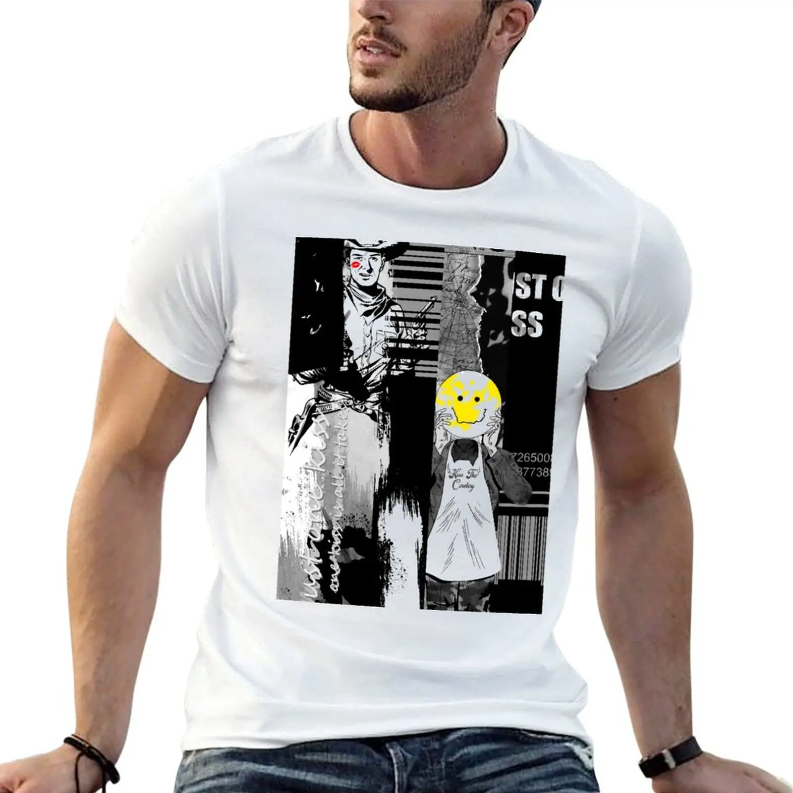 Kiss the cowboy T-Shirt man t shirt designer t shirts for man cotton t shirt man designer T-shirt
Kiss the cowboy T-Shirt man t shirt designer t shirts for man cotton t shirt man designer T-shirt
