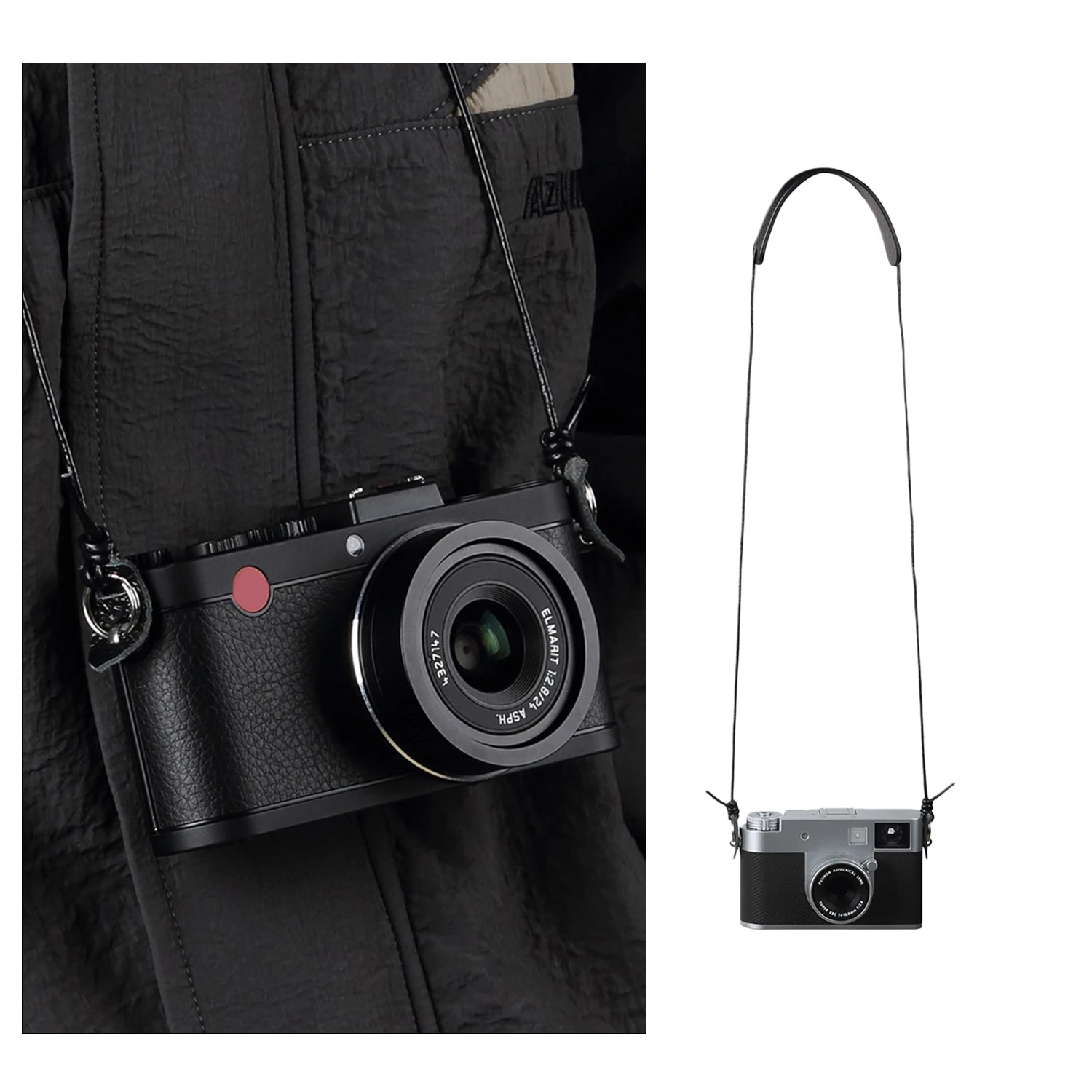 2PCS Genuine Leather Camera Shoulder Neck Strap Sling for Leica Fuji Ricoh CCD Mirrorless Cameras Shoulder Neck Strap
2PCS Genuine Leather Camera Shoulder Neck Strap Sling for Leica Fuji Ricoh CCD Mirrorless Cameras Shoulder Neck Strap