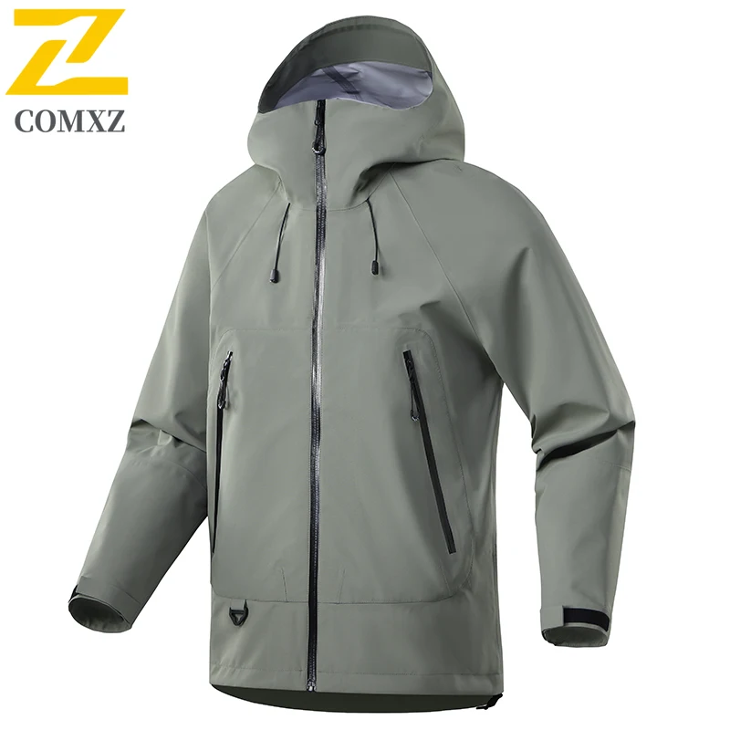 COMXZ Male Jackets New Hardshell Single Layer Fully Taped Camping Waterproof Jacket Climbing Windproof Outdoor Autumn Wear
COMXZ Male Jackets New Hardshell Single Layer Fully Taped Camping Waterproof Jacket Climbing Windproof Outdoor Autumn Wear
