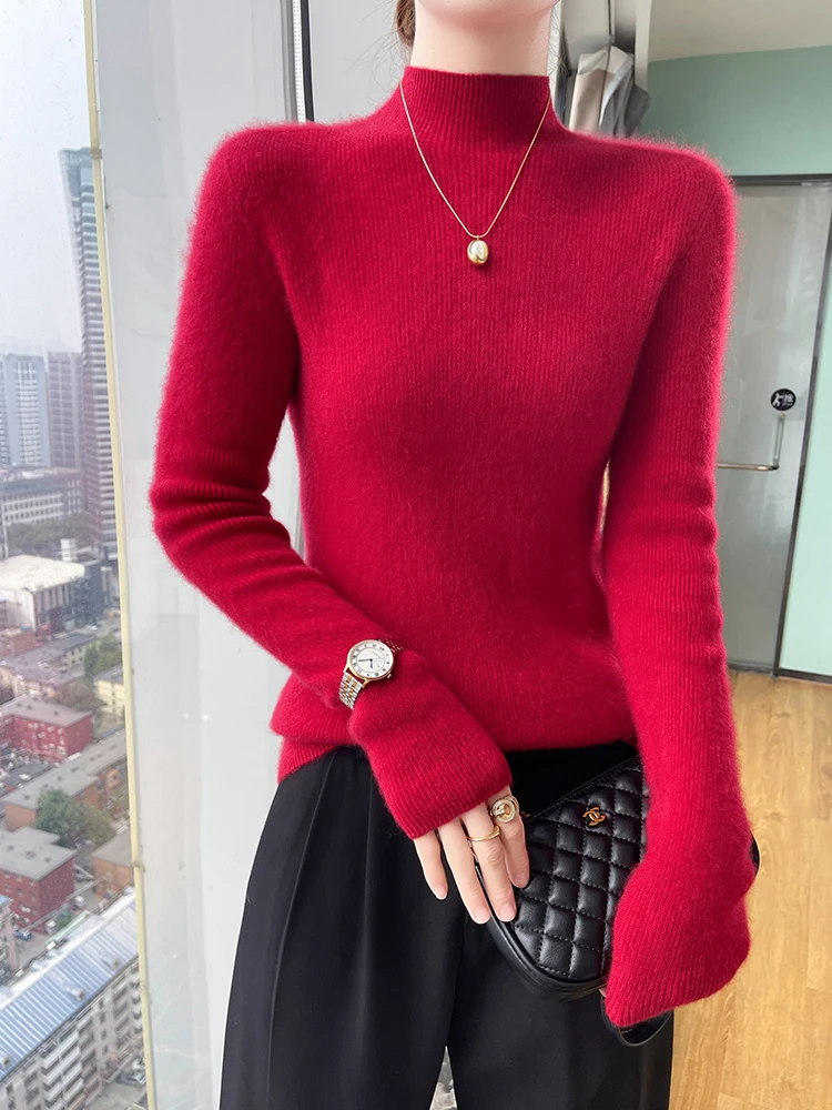 Autumn And Winter 100% Cashmere Women's Turtleneck Pullover Long Sleeve Sweater Fashion Casual Versatile Soft Warm High-Quality
Autumn And Winter 100% Cashmere Women's Turtleneck Pullover Long Sleeve Sweater Fashion Casual Versatile Soft Warm High-Quality