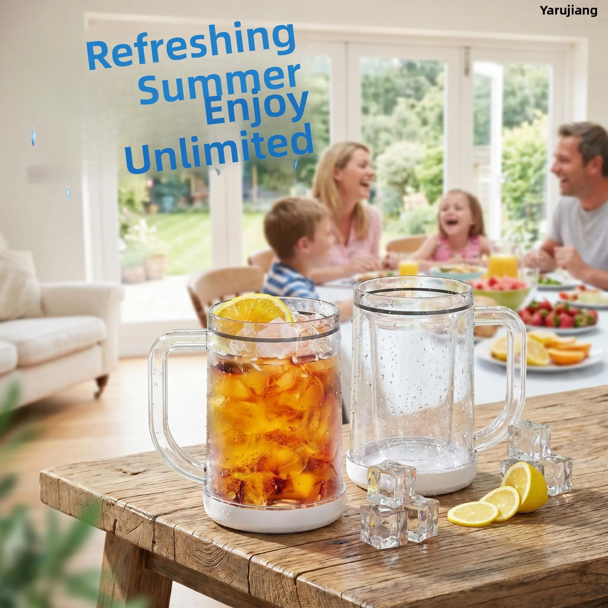 Double Layered Large Capacity Ice Bucket Beer Cup Refrigerator Cold Drink Cup with Ice Cubes Summer Special Insulated Cup
Double Layered Large Capacity Ice Bucket Beer Cup Refrigerator Cold Drink Cup with Ice Cubes Summer Special Insulated Cup