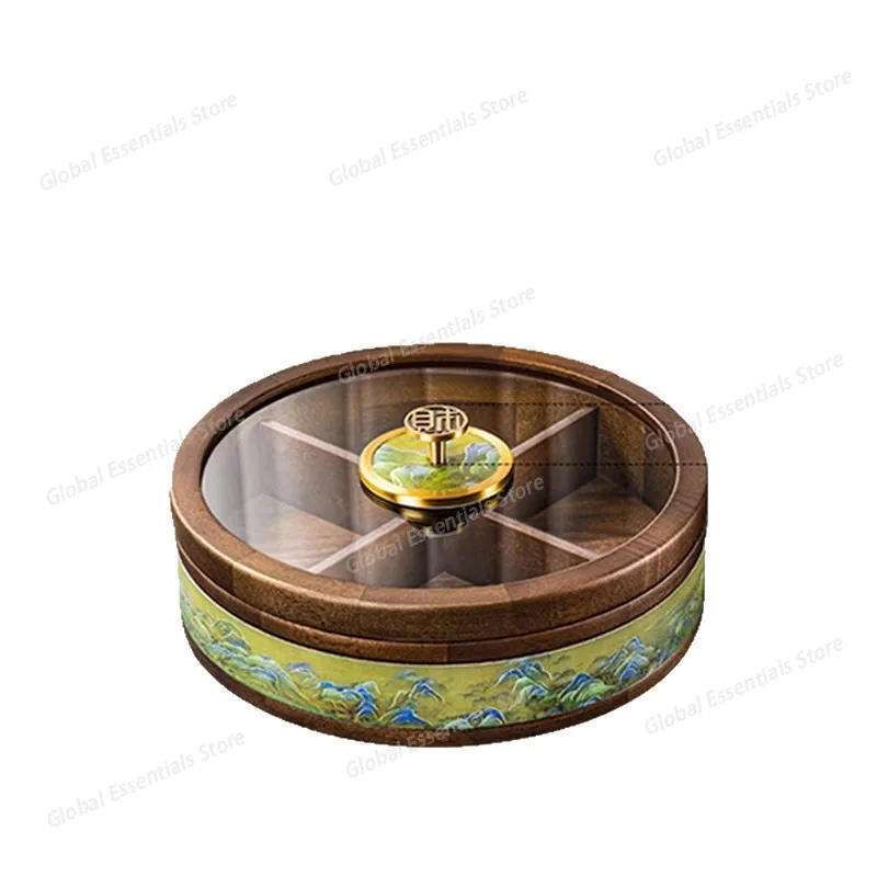 New Chinese Wooden Dried Fruit Box - Mid-Autumn Festival Home Living Room Light Luxury Snack Candy Plate
New Chinese Wooden Dried Fruit Box - Mid-Autumn Festival Home Living Room Light Luxury Snack Candy Plate