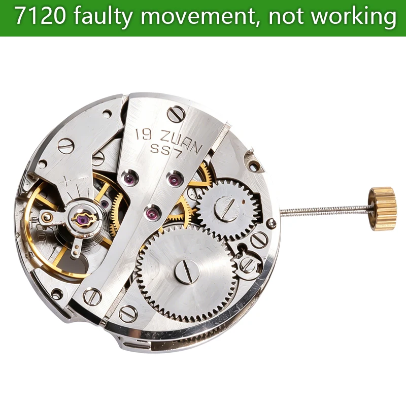 1/3pcs hand watch movement with standard movements such as 7120 cannot work (used for part disassembly or beginner practice).
1/3pcs hand watch movement with standard movements such as 7120 cannot work (used for part disassembly or beginner practice).