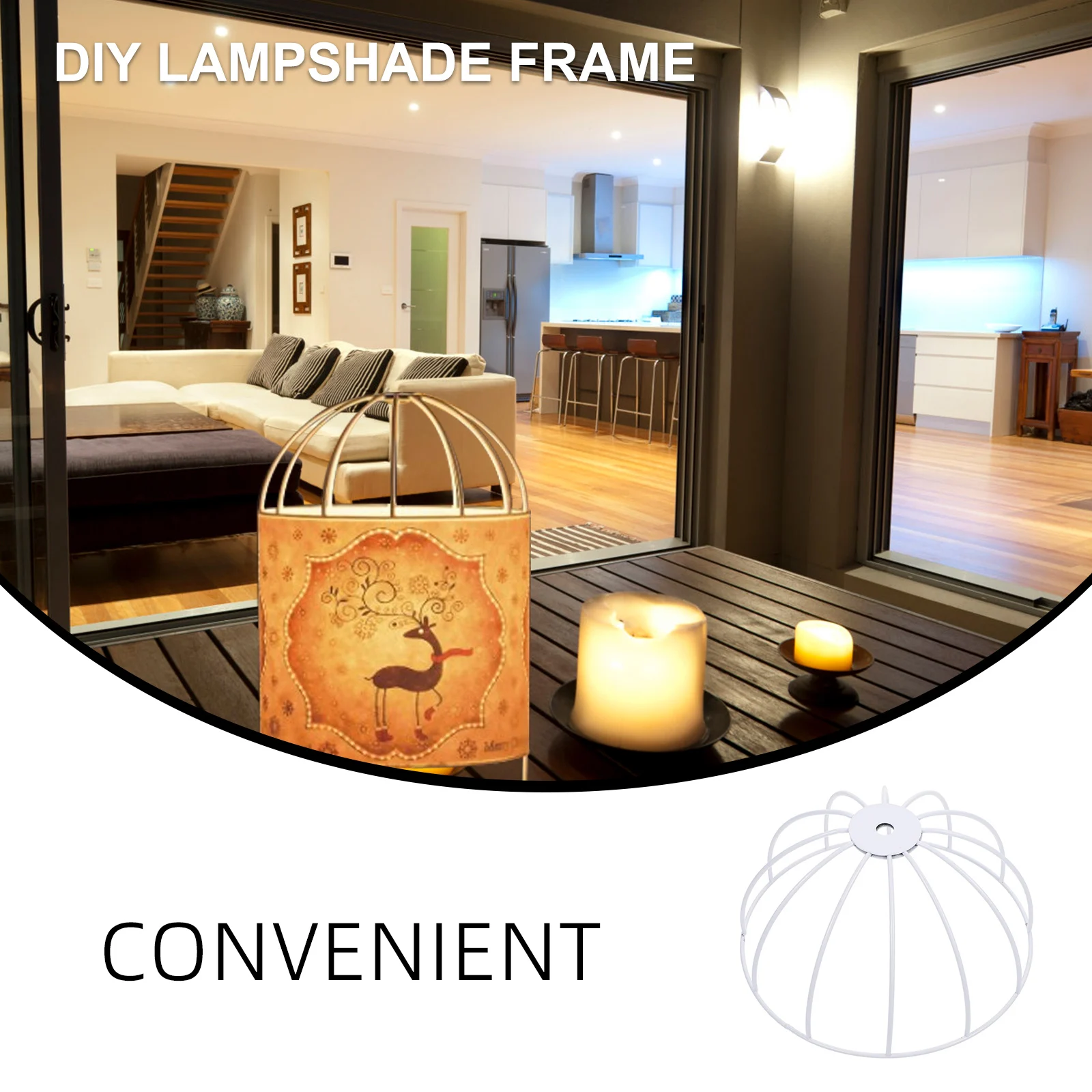 DIY Lampshade Frame Large Pendant Light Craft Frames Hanging Fixture Iron Wire Cage Chandelier Bracket Ceiling Lighting
DIY Lampshade Frame Large Pendant Light Craft Frames Hanging Fixture Iron Wire Cage Chandelier Bracket Ceiling Lighting