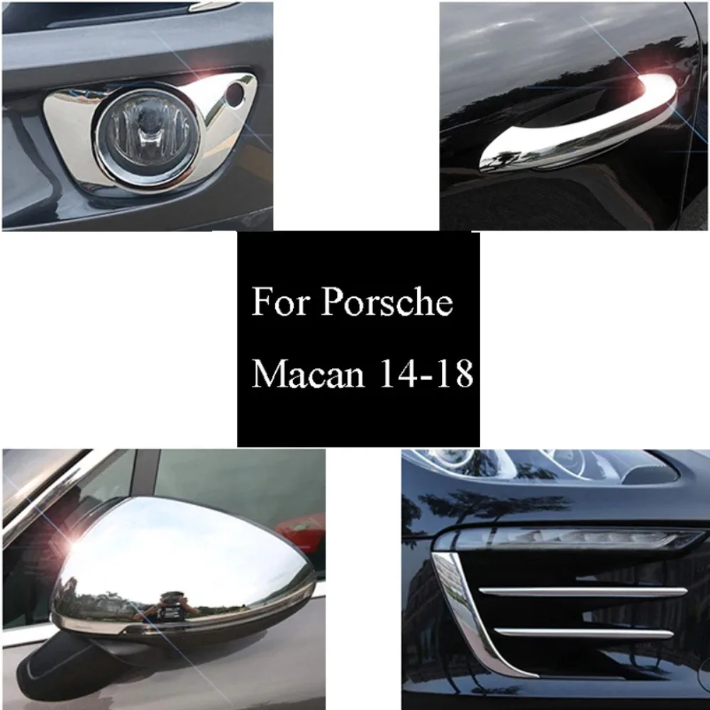 Front Eyebrow Door Handler Bowl Fog Light Decorative Trim Sticker Rear View Mirror Cover For Porsche Macan 2014-2016 2017 2018
Front Eyebrow Door Handler Bowl Fog Light Decorative Trim Sticker Rear View Mirror Cover For Porsche Macan 2014-2016 2017 2018